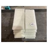 10 White Pads 4 1/2" x 10" x 1"