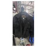 BLACK SUADE WEEKEND BRAND M/C VEST XXL