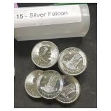 15 1.5 oz .999 Silver Falon 2016 Canadian Strikes