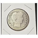 1899 Silver Coin Barber Half Dollar