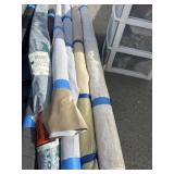 6 partial rolls of upholstery fabric