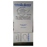 Pro safe lens cleaning towletts.  Bidder pays 2x