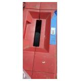 Red Tool Box Missing Top Handle w/ Harley Davidson