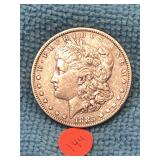 1885 P Morgan Silver $1 Dollar Coin