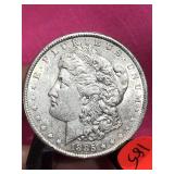 1885 O Morgan Silver $1 Dollar Coin