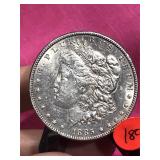 1885 P Morgan Silver $1 Dollar Coin