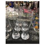 6 Thicker Pilsner Glasses