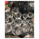 Depression Elegant Etched Glasses - 3 Sizes