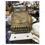 Vintage Cast Iron Cash Register