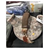 SW Style Double Spout Pottery Pitcher  Hole in