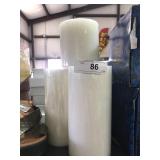 4 Large Pillar Candles