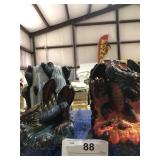 2 Boxed Dragon Book Ends