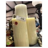 4 Large Pillar Candles