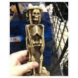 4 Skelton Candle Sticks w/ Boxes