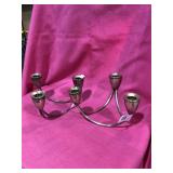(2) Sterling Silver, Candle Stands