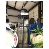 Metal & Glass Holder for Tall Candle