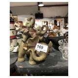 3 Elephants and Butterfly