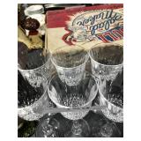 6 Crystal Small Glasses