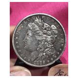 1886 P Morgan Silver $1 Dollar Coin