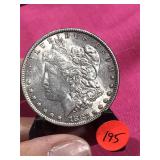 1882 P Morgan Silver $1 Dollar Coin