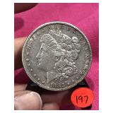1882 P Morgan Silver $1 Dollar Coin