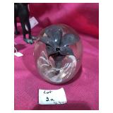 Paperweight w/ Flower