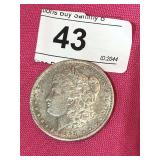 1889 P Morgan Silver $1 Dollar Coin