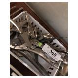 Bin of Vice Clamps