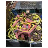 Crate w/ Ratchet Straps & Ropes