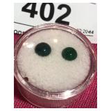 2 Great Gem Cut Round Jades Stones