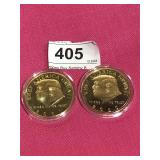 2021 & 2020 Gold Plated Trump - Keep America Great