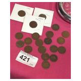 20 Indian Cents 1859-1909 - Great Coins