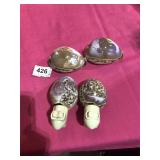 4 Carved Sea Shells 2 Night Lites