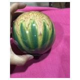 Art Glass Ball w/ Flat Bottom