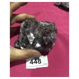 Amethyst Crystal Rock 3 1/2" Wide