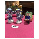 3 Asian Figurines