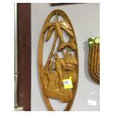 Wooden 3 D Relief cut art