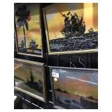 4 Vintage silhouette art