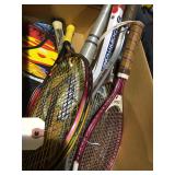 Tennis Rackets & Baseball Bat