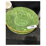 4 Large Serving Bowls Made in Italy