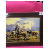 Copy of Print by Cox - Herding Cattle