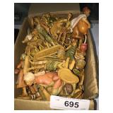 Large assortment of people figurines depose Italy