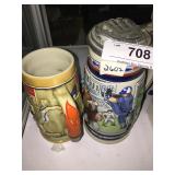 Two collectible Steins