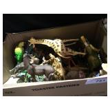 Box of Animal Figurines