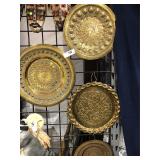 3 Brass Wall Plates