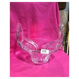 Art Vannes Glass Basket - French Tag