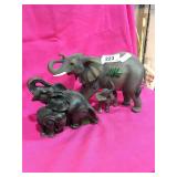 2 Elephant Figurines