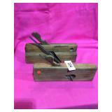 2 Vintage Wood Working Planes