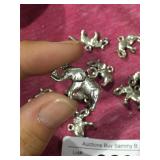 Elephant charms, good for various projects or