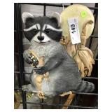 Raccoon Wall Hanging Decor
